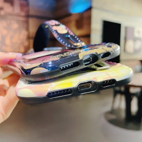 כיסוי רצועה אופנתי וייחודי מעוצב לאייפון - Kaws