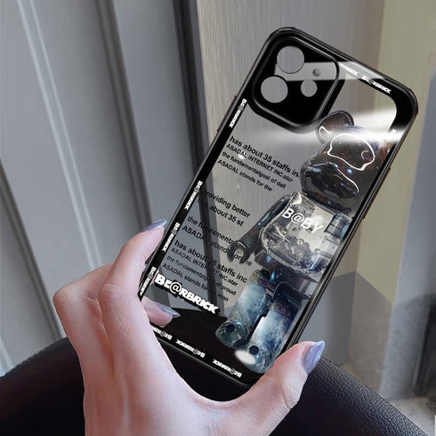 כיסוי איכותי אופנתי ויוקרתי מעוצב לאייפון - Bear Brick