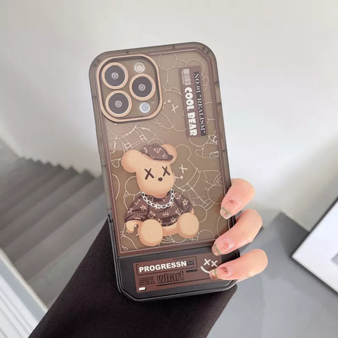 כיסוי אופנתי ויוקרתי מעוצב לאייפון - Bear Brick