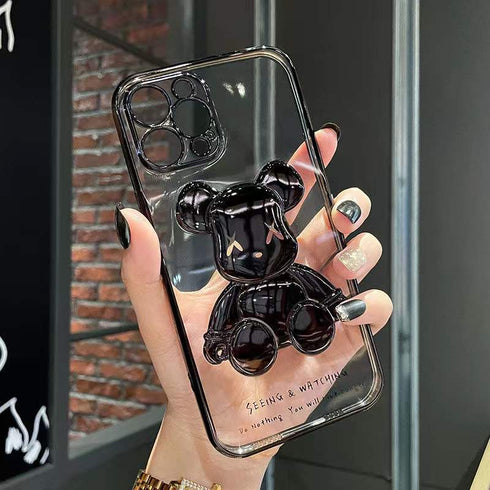 כיסוי איכותי אופנתי ויוקרתי מעוצב לאייפון - Bear Brick