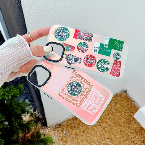 כיסוי אופנתי איכותי ומגניב מעוצב לאייפון - Starbucks
