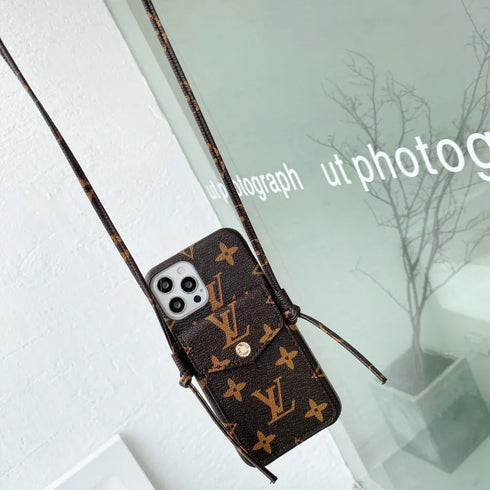 כיסוי ארנק איכותי ואופנתי מעוצב לאייפון - Louis Vuitton