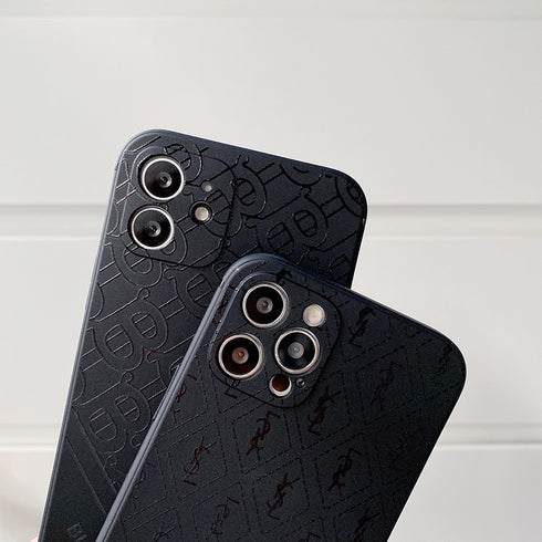 כיסוי יוקרתי איכותי ואופנתי מעוצב לאייפון - YSL Burberry