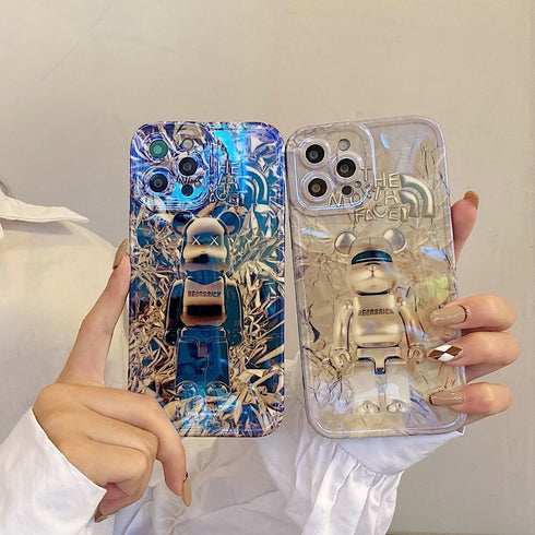 כיסוי איכותי אופנתי ויוקרתי מעוצב לאייפון - Bear Brick