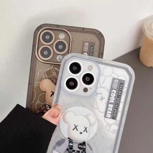 כיסוי אופנתי ויוקרתי מעוצב לאייפון - Bear Brick