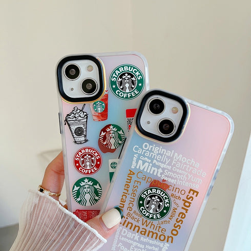כיסוי אופנתי איכותי ומגניב מעוצב לאייפון - Starbucks