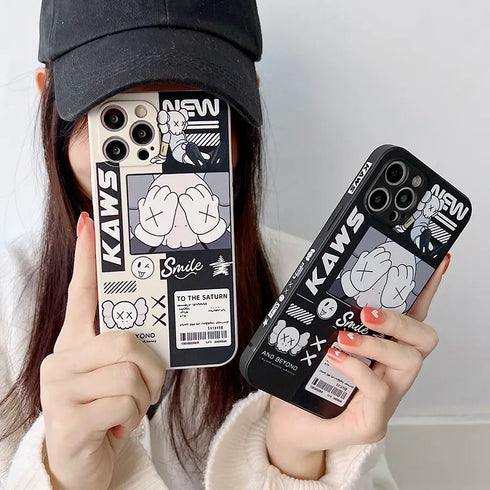 כיסוי אופנתי ומגניב מעוצב לאייפון - Kaws