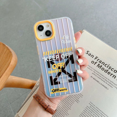 כיסוי אופנתי מיוחד ומגניב מעוצב לאייפון - Off White