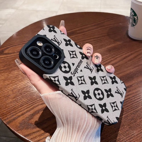 כיסוי יוקרתי אופנתי ומיוחד מעוצב לאייפון - Louis Supreme