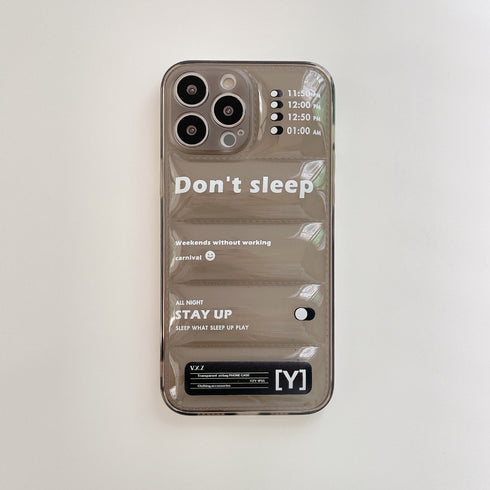 כיסוי נפוח מגניב ואופנתי מעוצב לאייפון - Puffer Case