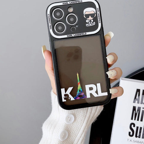 כיסוי יוקרתי איכותי ואופנתי מעוצב לאייפון - Karl Lagerfeld