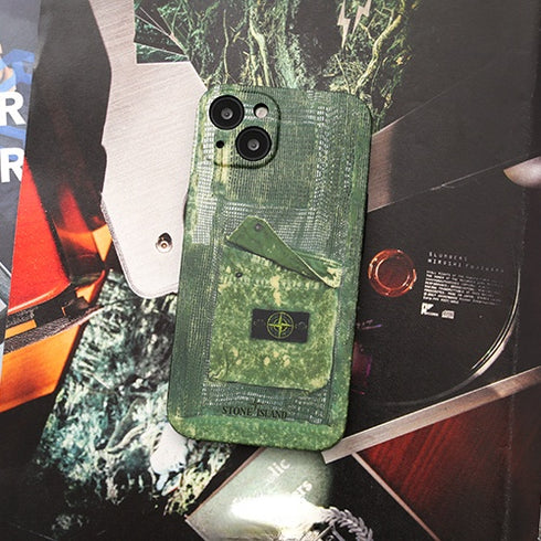 כיסוי איכותי אופנתי ומגניב מעוצב לאייפון - Stone Island