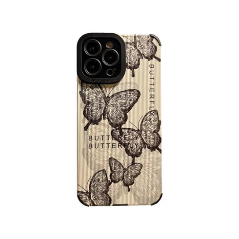כיסוי חמוד וייחודי מעוצב לאייפון - Butterfly