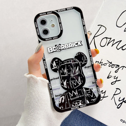 כיסוי איכותי אופנתי ויוקרתי מעוצב לאייפון - Bear Brick