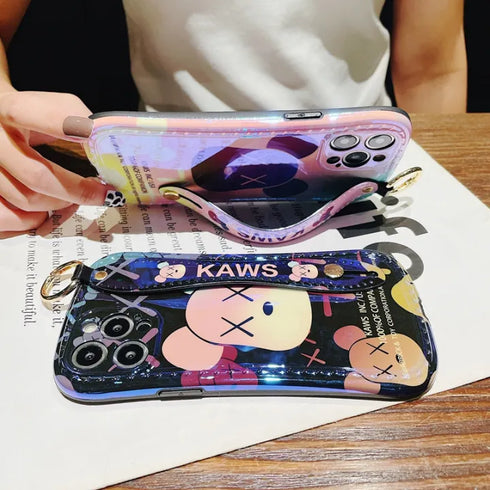 כיסוי רצועה אופנתי וייחודי מעוצב לאייפון - Kaws