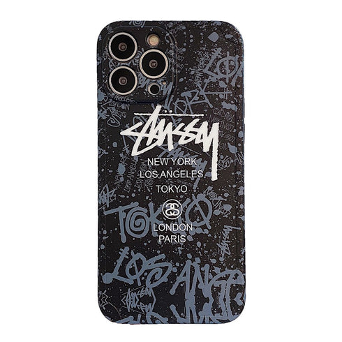 כיסוי יוקרתי מגניב ואיכותי מעוצב לאייפון - Stussy