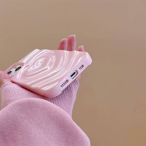 כיסוי ורוד אופנתי ייחודי ומיוחד מעוצב לאייפון - Pink Heart