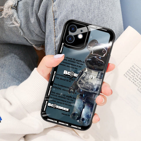 כיסוי איכותי אופנתי ויוקרתי מעוצב לאייפון - Bear Brick