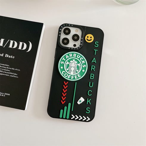 כיסוי אופנתי איכותי ומגניב מעוצב לאייפון - Starbucks