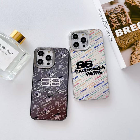 כיסוי איכותי אופנתי ויוקרתי מעוצב לאייפון - Balenciaga