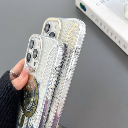 כיסוי אופנתי יפייפה ומגניב מעוצב לאייפון - Clock