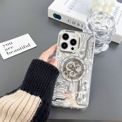 כיסוי אופנתי יפייפה ומגניב מעוצב לאייפון - Clock