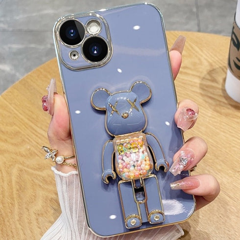 כיסוי איכותי אופנתי ויוקרתי מעוצב לאייפון - Bear Brick