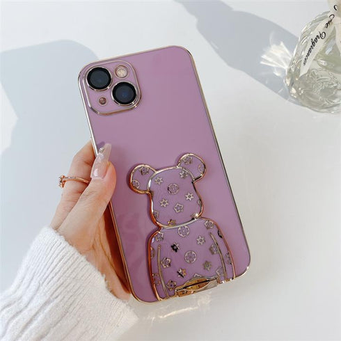 כיסוי איכותי אופנתי ויוקרתי מעוצב לאייפון - Bear Brick