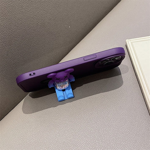 כיסוי איכותי אופנתי ויוקרתי מעוצב לאייפון - Bear Brick