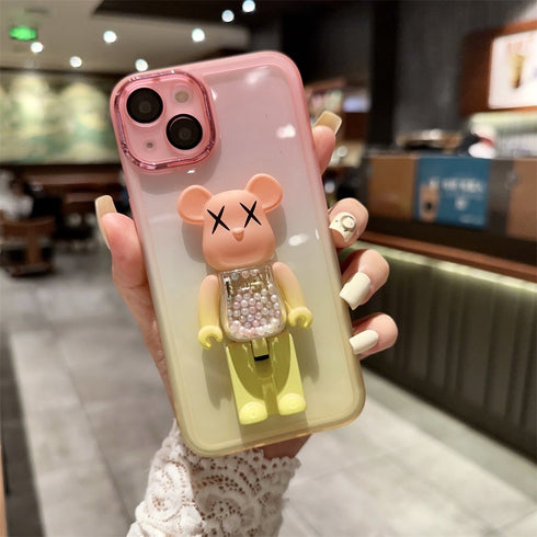 כיסוי איכותי אופנתי ויוקרתי מעוצב לאייפון - Bear Brick