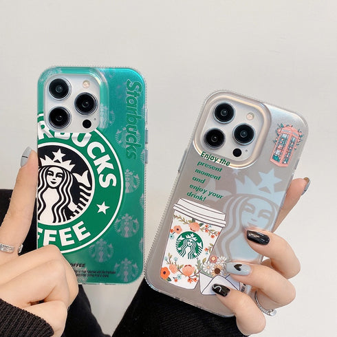 כיסוי אופנתי איכותי ומגניב מעוצב לאייפון - Starbucks