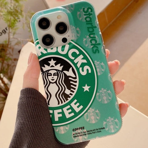 כיסוי אופנתי איכותי ומגניב מעוצב לאייפון - Starbucks