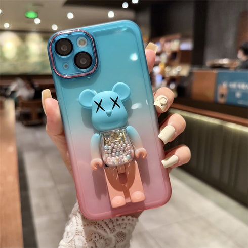 כיסוי איכותי אופנתי ויוקרתי מעוצב לאייפון - Bear Brick