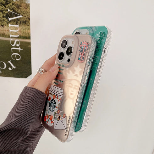 כיסוי אופנתי איכותי ומגניב מעוצב לאייפון - Starbucks