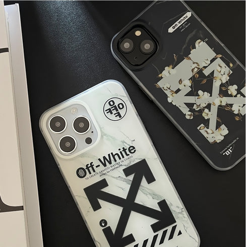 כיסוי אופנתי מיוחד ומגניב מעוצב לאייפון - Off White