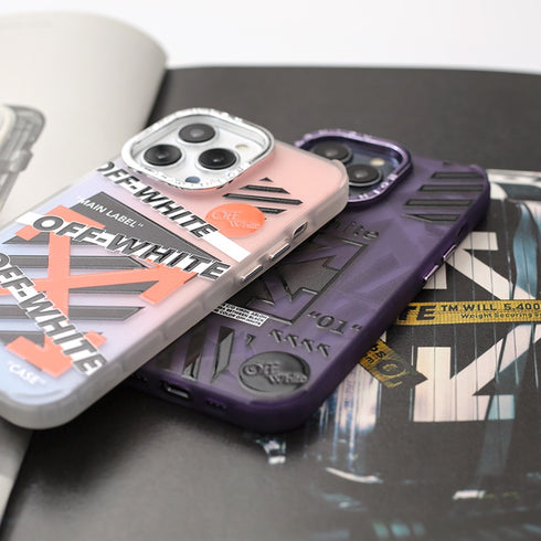 כיסוי אופנתי מיוחד ומגניב מעוצב לאייפון - Off White