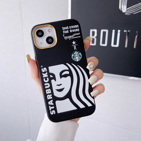 כיסוי אופנתי איכותי ומגניב מעוצב לאייפון - Starbucks