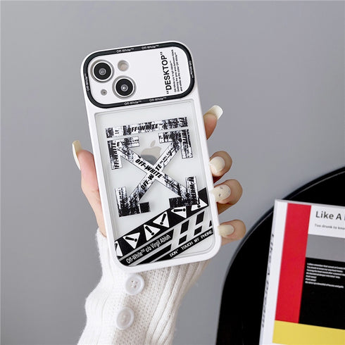 כיסוי אופנתי מיוחד ומגניב מעוצב לאייפון - Off White