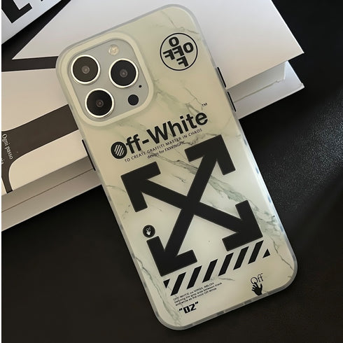 כיסוי אופנתי מיוחד ומגניב מעוצב לאייפון - Off White