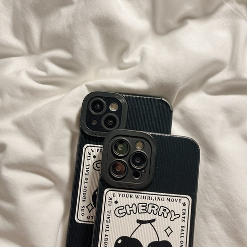 כיסוי איכותי חמוד ומגניב מעוצב לאייפון - Cherry