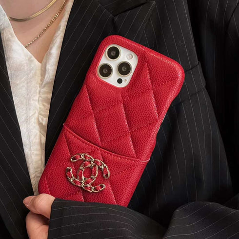 כיסוי יוקרתי מיוחד וססגוני מעוצב לאייפון - Chanel