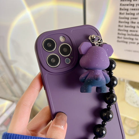 כיסוי איכותי אופנתי ויוקרתי מעוצב לאייפון - Bear Brick