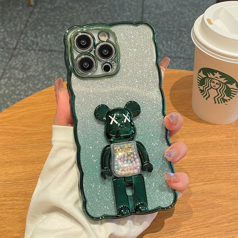 כיסוי איכותי אופנתי ויוקרתי מעוצב לאייפון - Bear Brick