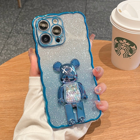 כיסוי איכותי אופנתי ויוקרתי מעוצב לאייפון - Bear Brick