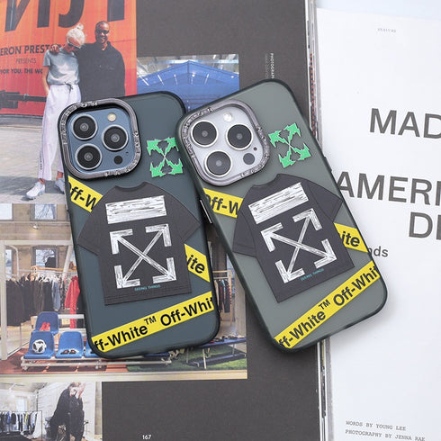 כיסוי אופנתי מיוחד ומגניב מעוצב לאייפון - Off White