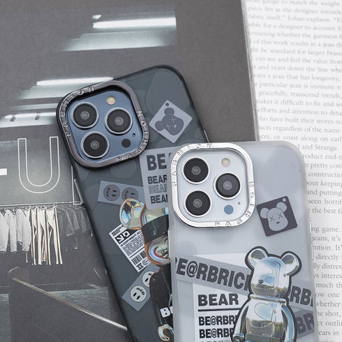 כיסוי אופנתי ויוקרתי מעוצב לאייפון - Bear Brick