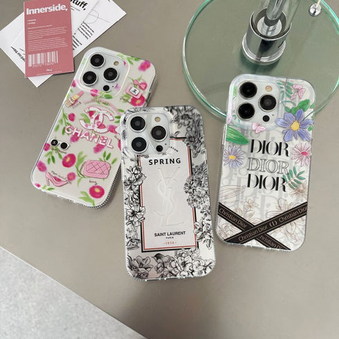 כיסוי יוקרתי אופנתי וייחודי מעוצב לאייפון - Christian Dior & YSL & Chanel