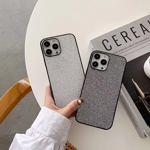 כיסוי מכוסה ביהלומים נוצצים מיוחד ואופנתי מעוצב לאייפון - Diamond