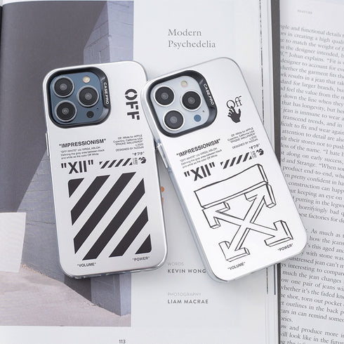 כיסוי אופנתי מיוחד ומגניב מעוצב לאייפון - Off White