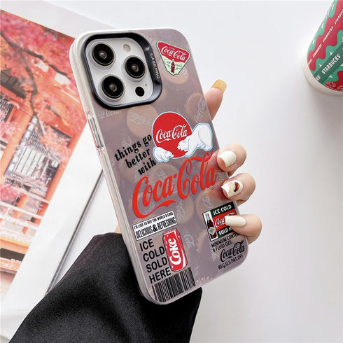 כיסוי מגניב ואיכותי מעוצב לאייפון - Coca Cola